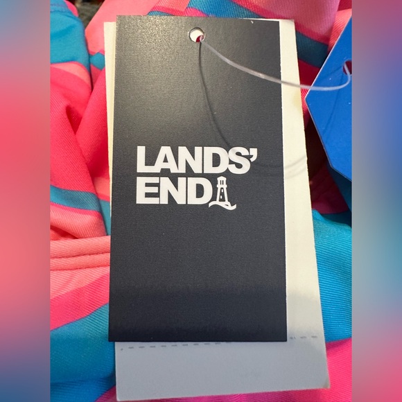 Lands’ End Size XL (14-16) Striped Swim Top NWT - Picture 7 of 7